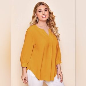 Mustard Yellow Blouse